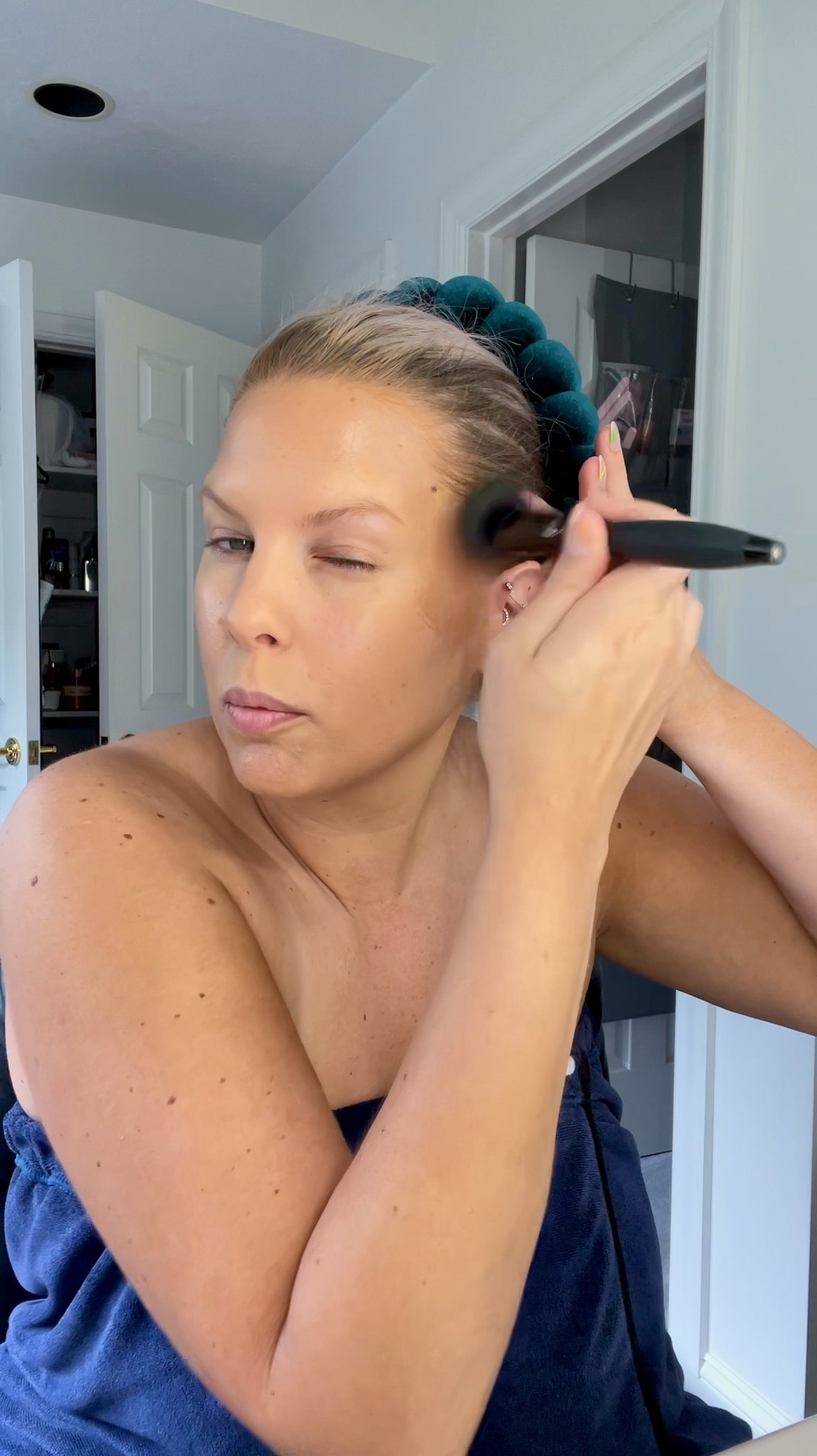 Cream bronzer
Makeup by Mario Soft Sculpt, shade medium 



#LTKBeauty #LTKWedding #LTKVideo