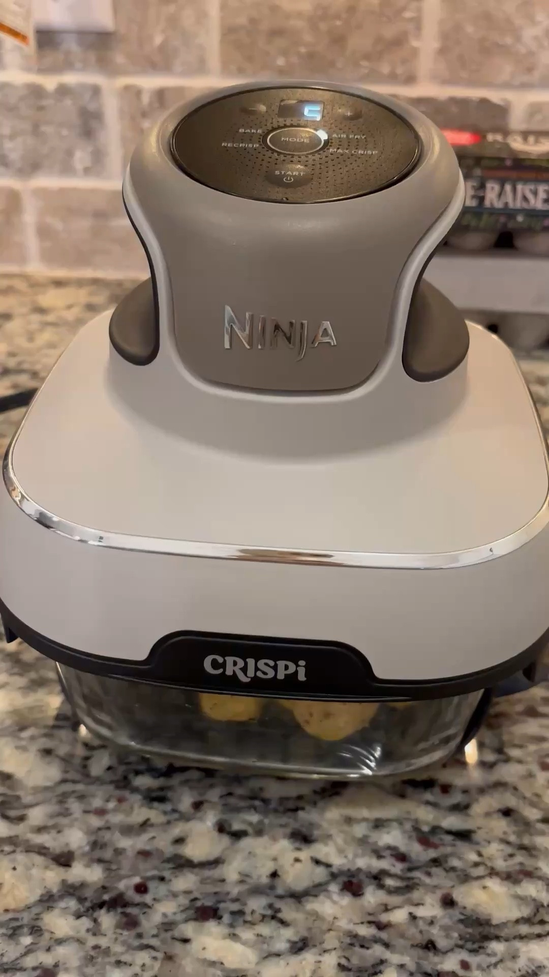 After using this for two weeks now- I can confirm I love our Ninja Crispi 1000x more than our old Ninja Air-fryer! The glassware is unmatched  for healthier cooking, our food cooks more evenly, and the crisp is so much better without burning! I love that I can see my food cooking and can stop cooking earlier as needed. 

#LTKmomlife #LTKfoodie #LTKHome