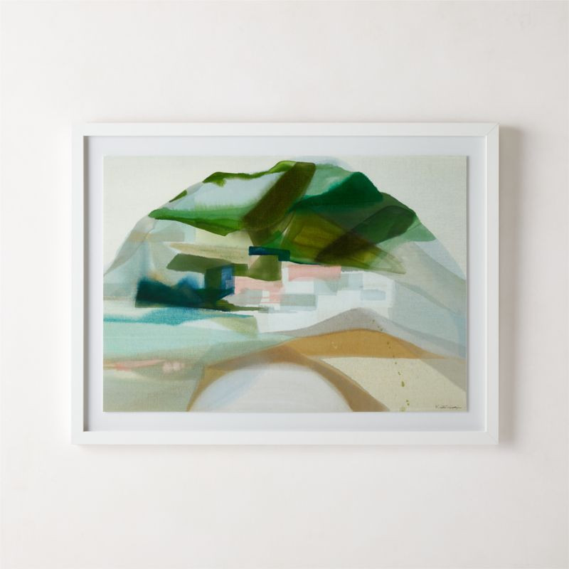 'Ischia' Modern Wall Art 30"X40" | CB2 | CB2