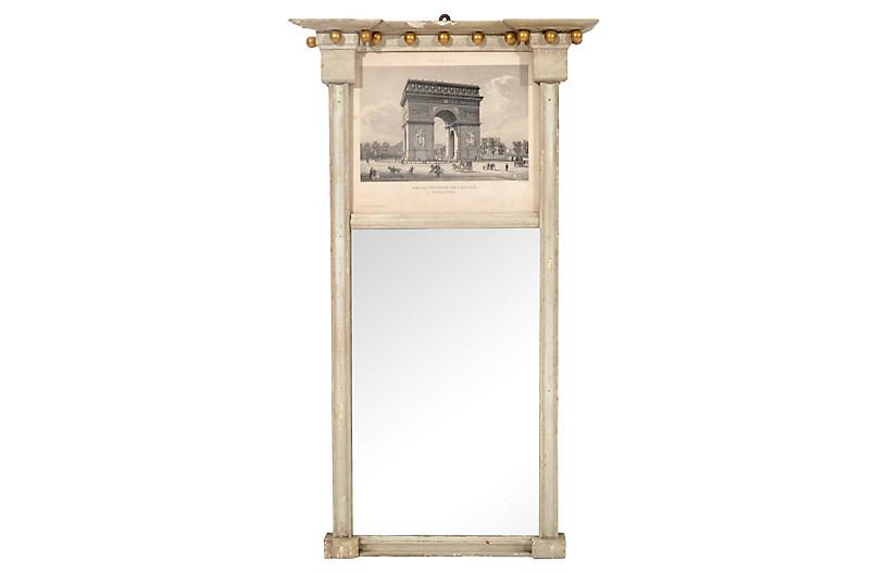 19th-C. Veus de Paris Trumeau Mirror | One Kings Lane