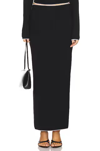 The Line by K Solene Skirt in Black from Revolve.com | Revolve Clothing (Global)