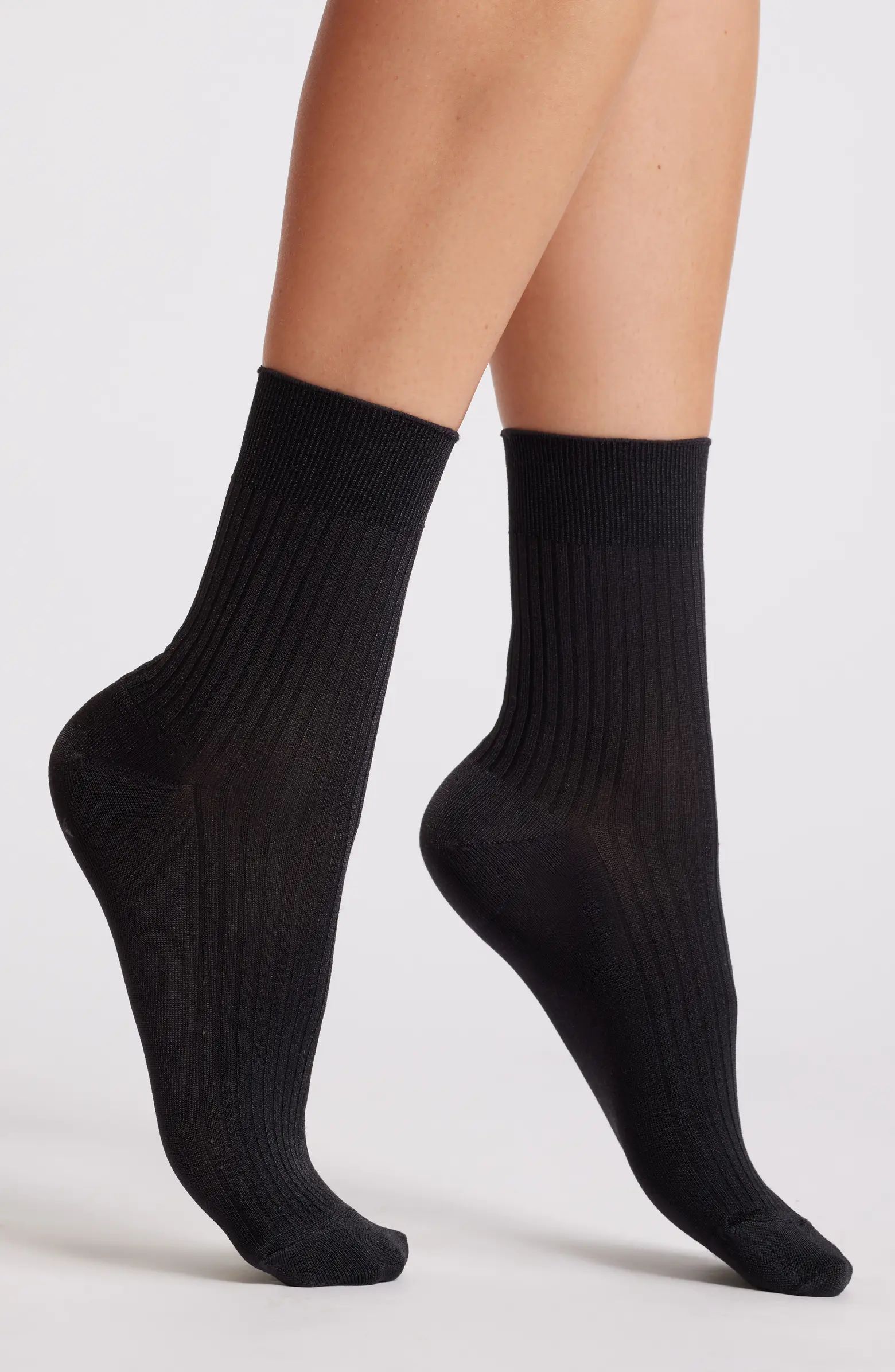 Nordstrom Rib Demi Crew Socks | Nordstrom | Nordstrom