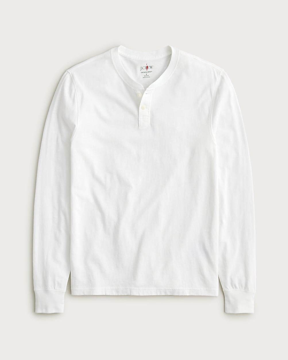 Vintage-wash cotton henley | J. Crew US