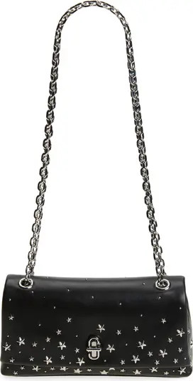 Dual Chain Studded Leather Wallet on a Chain | Nordstrom