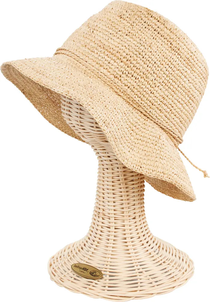 Crochet Raffia Bucket Hat | Nordstrom Rack