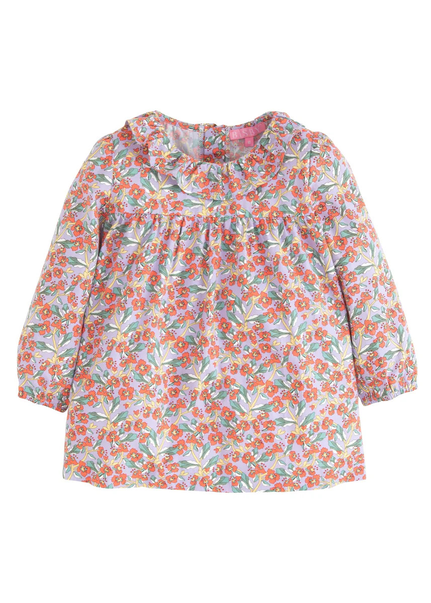 Caroline Blouse - Lilac Vines | BISBY Kids