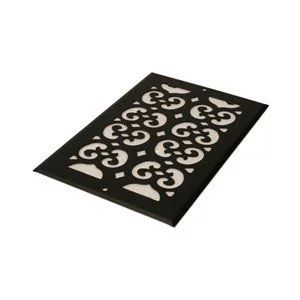 Decor Grates Scroll Steel Painted Textured Black Air Return Register (15-pack) 6x12 | Walmart (US)