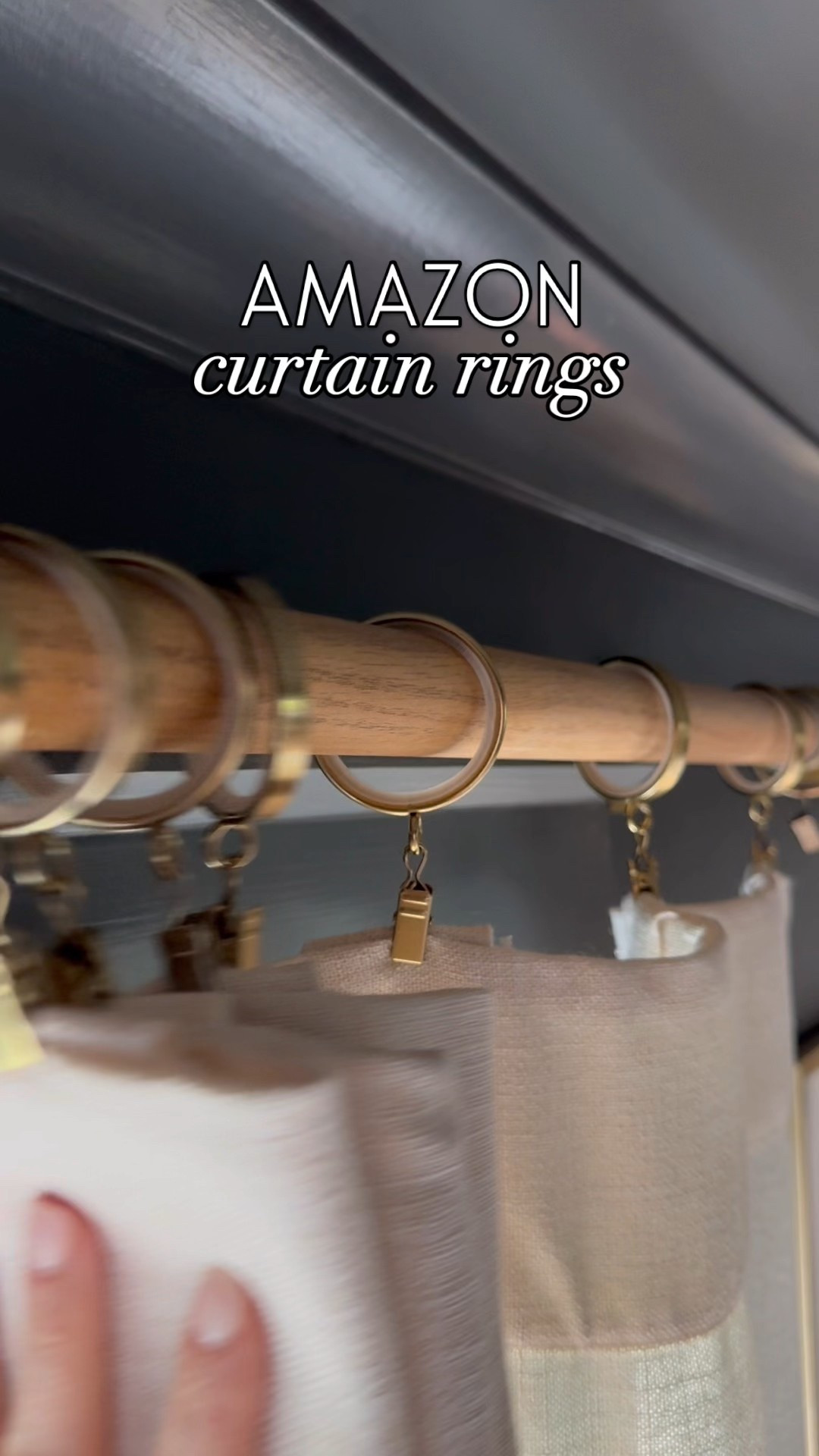 The most durable and beautiful curtain rings! 18 for $40

They come in three finishes and have next day delivery!

Wall Color: SW IRON ORE

#LTKHome