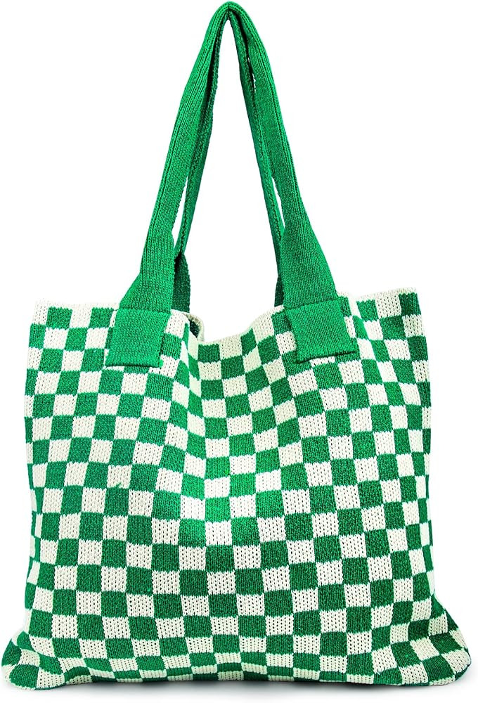 Crochet Bags for Women Summer Beach Tote Bag Large Capacity Shoulder Bag Aesthetic Hobo Bag Knit ... | Amazon (US)