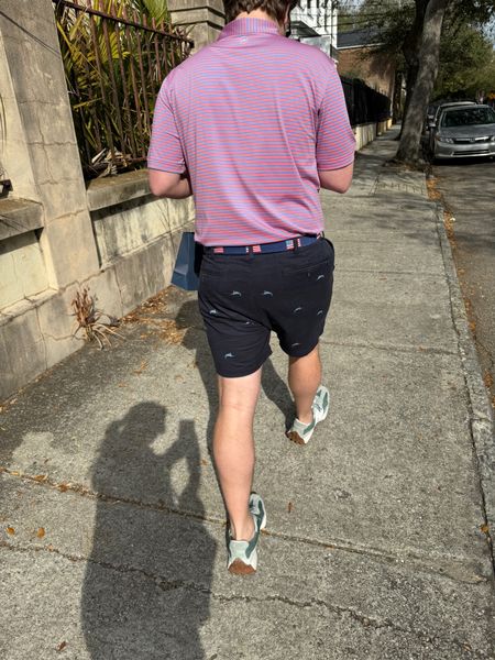 Sharing this spring/summer mens outfit! The best needlepoint belt, love these new balance sneakers for men, they run TTS! Also, this is one of my husband’s favorite brands for polos!

#LTKfindsunder100 #LTKmens #LTKstyletip