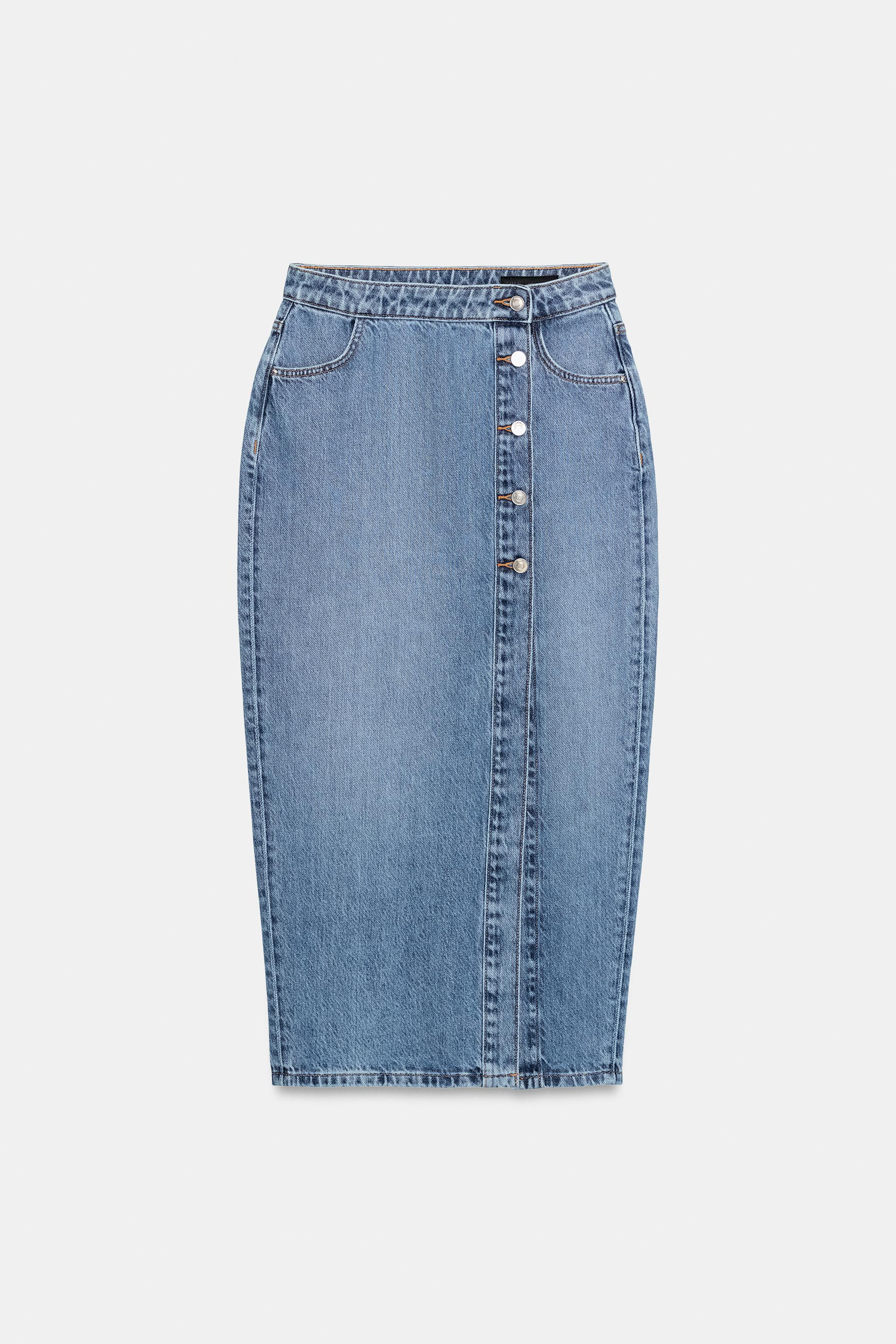 Z1975 WRAP DENIM SKIRT | Zara US