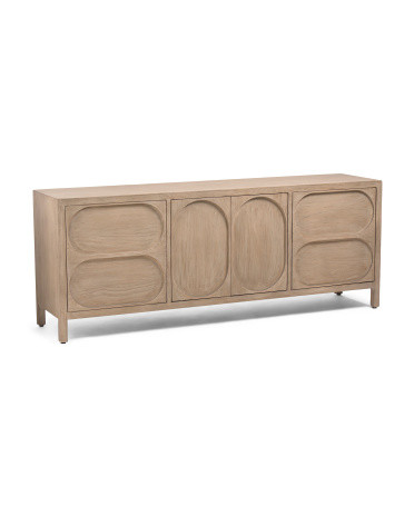 78in Solid Reclaimed Pine Wood Abaco Sideboard Table | TJ Maxx