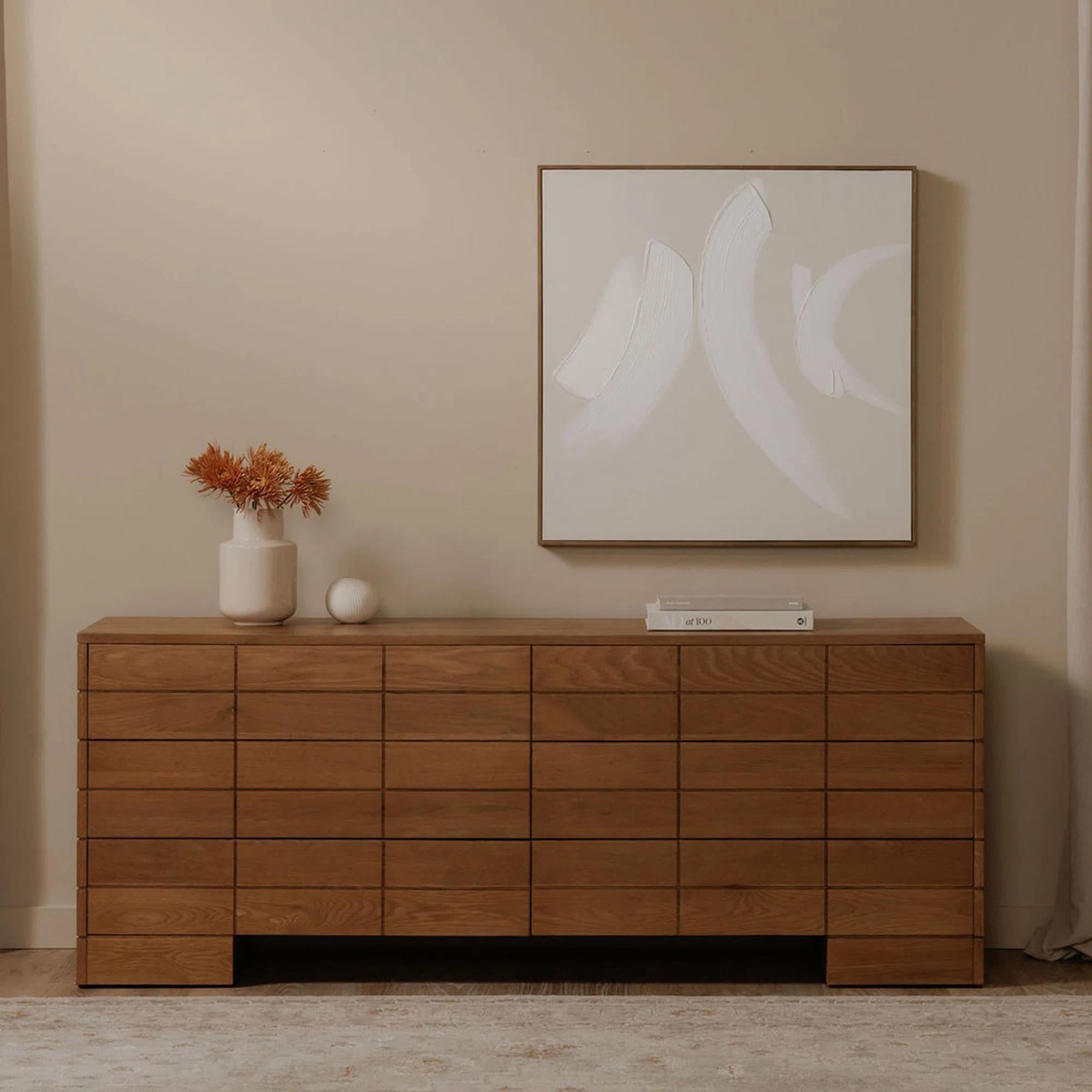 Ebern Designs Gia 6 Drawer Dresser Brown | Wayfair | Wayfair North America