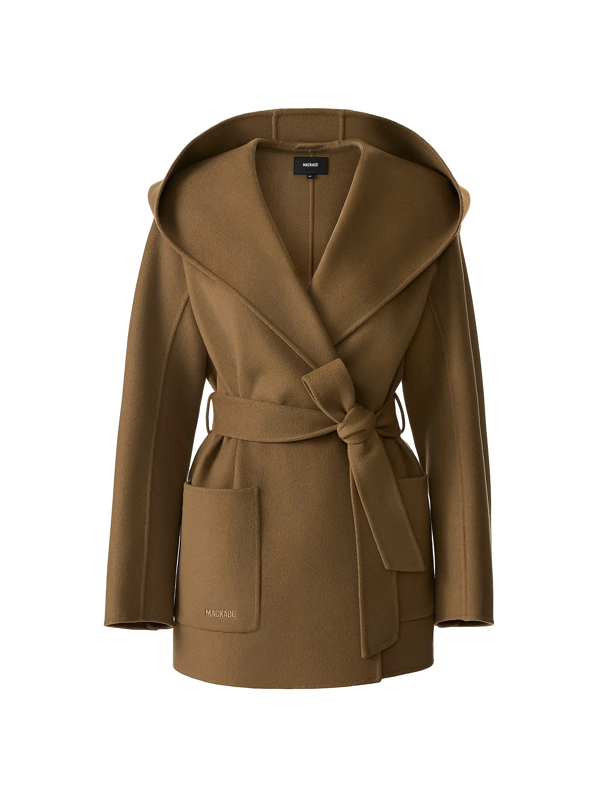 Paya Double-Face Wool Bathrobe Wrap Coat | Saks Fifth Avenue