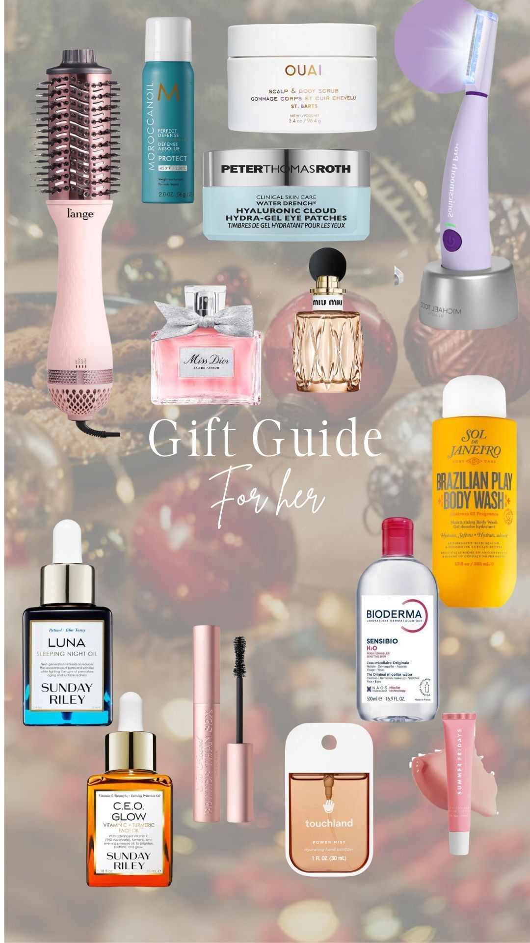 Gift guide for her - beauty 

#LTKHoliday #LTKGiftGuide #LTKBeauty