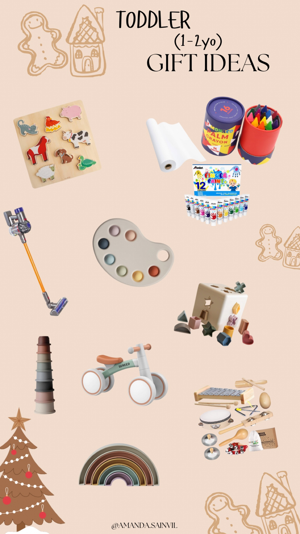 Holiday gift guide for the toddler in your life. All accessible on Amazon. Super fun and simple toys that your little ones will love..

#LTKBaby #LTKHoliday #LTKGiftGuide