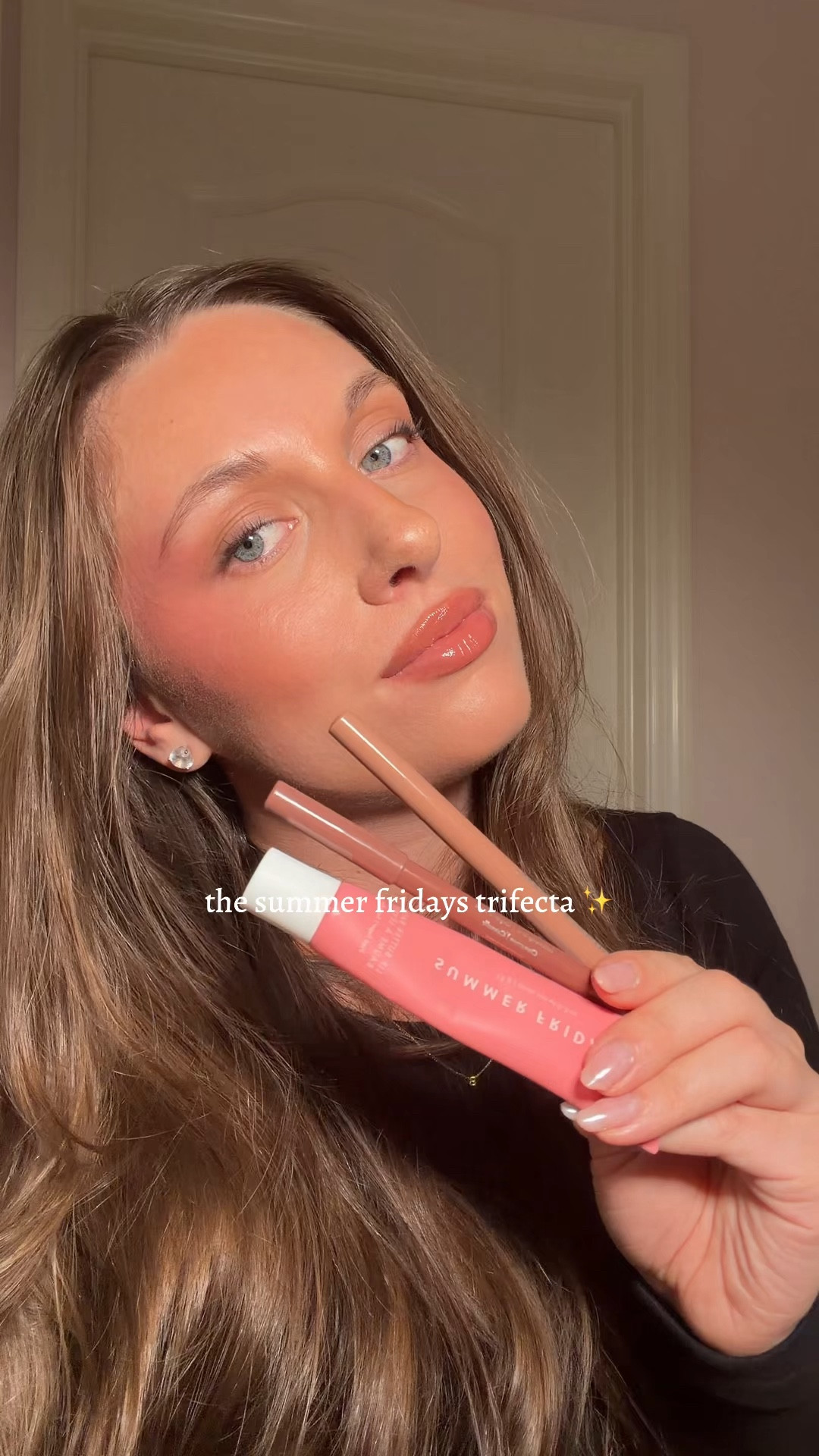 Summer Fridays lip combo 
Lip stain almond 
Lip liner cinnamon 
Lip butter balm pink sugar 



#LTKBeauty #LTKgrwm