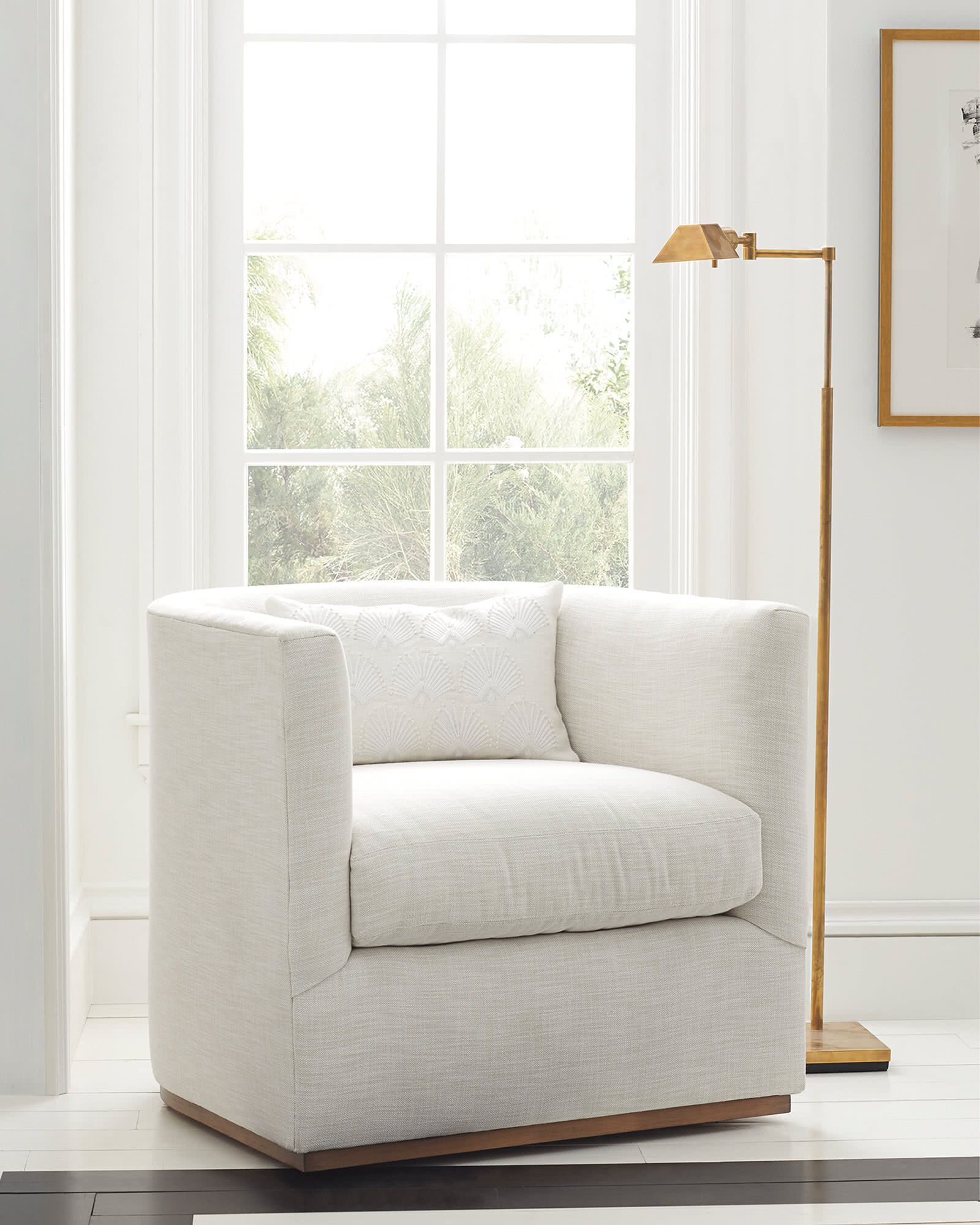Parkwood Swivel Chair | Serena and Lily