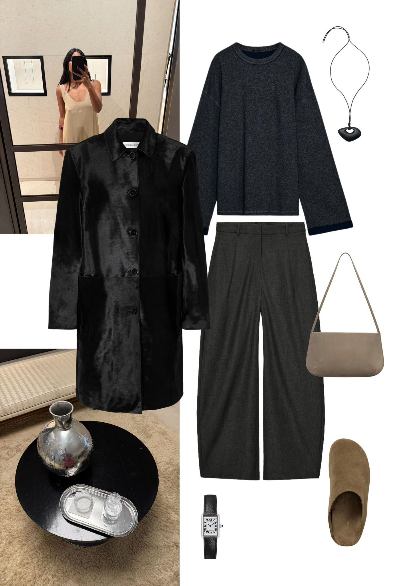 Styling an easy classic everyday look. Winter Coat Slouchy Jumpers Tailored Trousers and The Row  

 #LTKuk #LTKwinter #LTKeurope