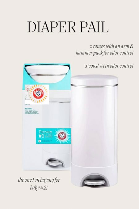 So excited to try this diaper pail for baby #2!!! Tiegan has the Ubbi diaper pail and it smells like straight sewer lol. My friends swear upon this one! 

#LTKbump #LTKbaby #LTKhome