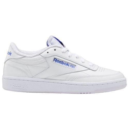 Reebok Club C 85 - Women's Running Shoes - White / Lilac / Blue, Size 6.0 | Eastbay