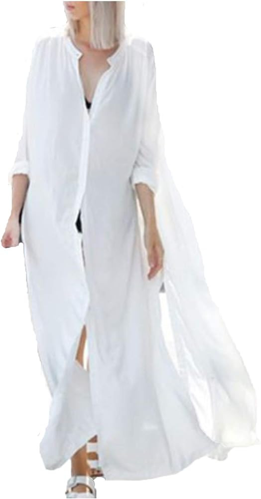 Wander Agio Womens Bikini Cover Ups Beach Casual Dress Coverup Swimsuits Long Cardigan Bohemia | Amazon (US)