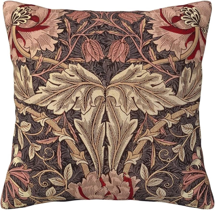 POMOTER Honeysuckle William Morris Vintage Design Home Decor Pillow Case Throw Pillow Covers Mode... | Amazon (US)