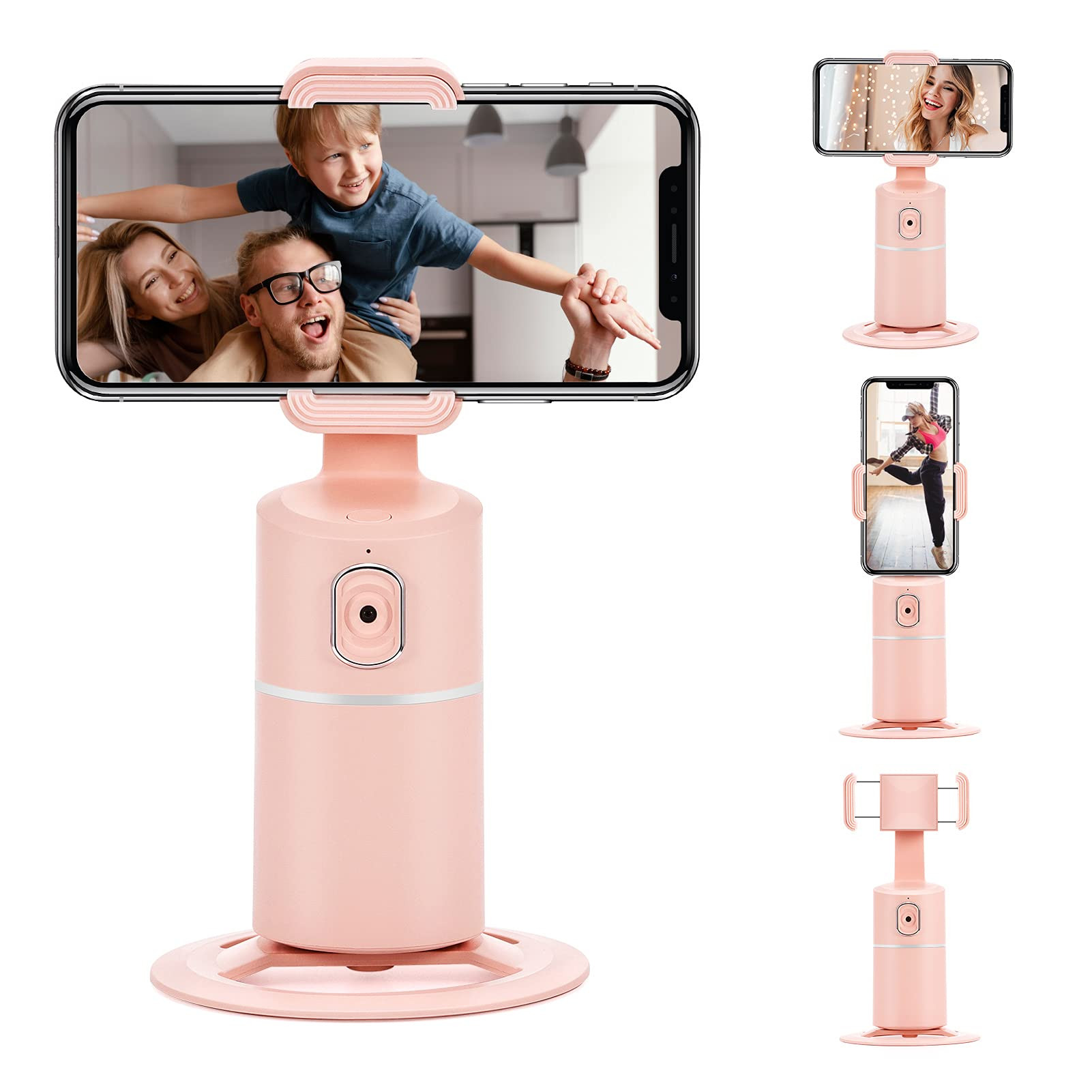 Auto Tracking Tripod, Face Tracking Phone Holder 360 Tripod Phone Camera Mount, Selfie Stick No App, | Amazon (US)