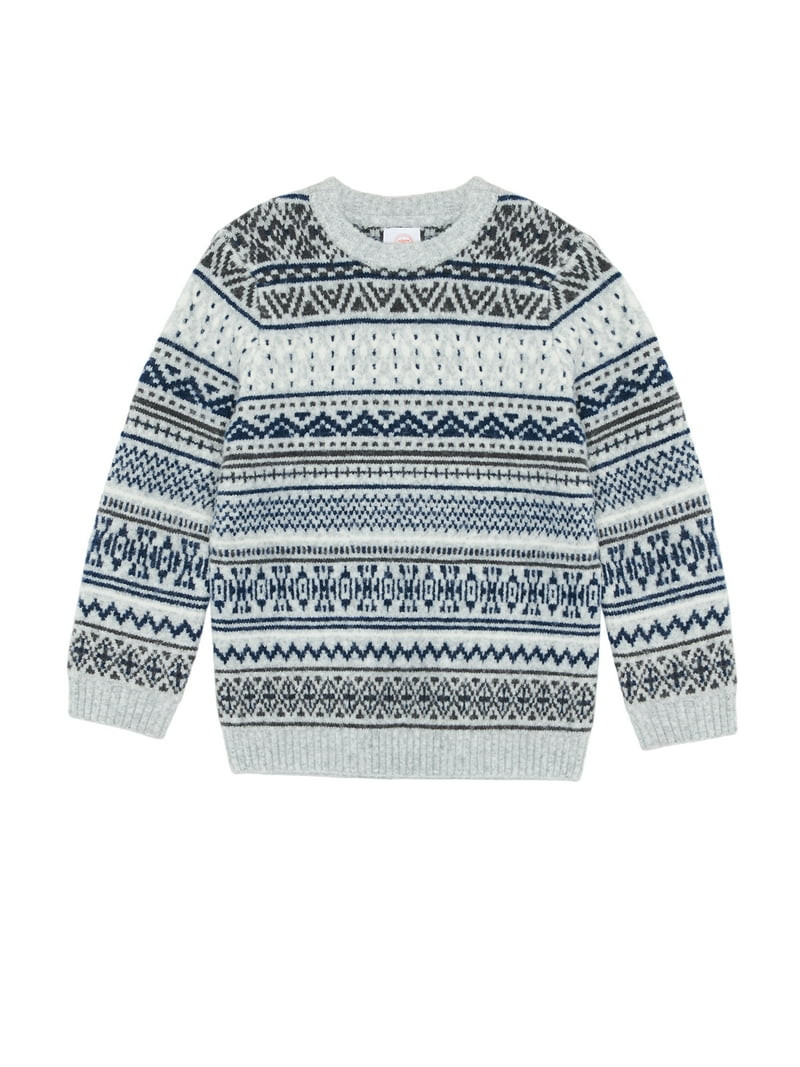 Wonder Nation Fairisle Sweater, Sizes 4-18 | Walmart (US)