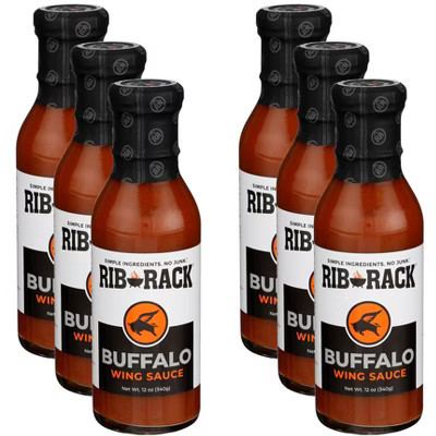 Rib Rack Sauce Rib Buffalo Wing - Case of 6 - 12 oz | Target
