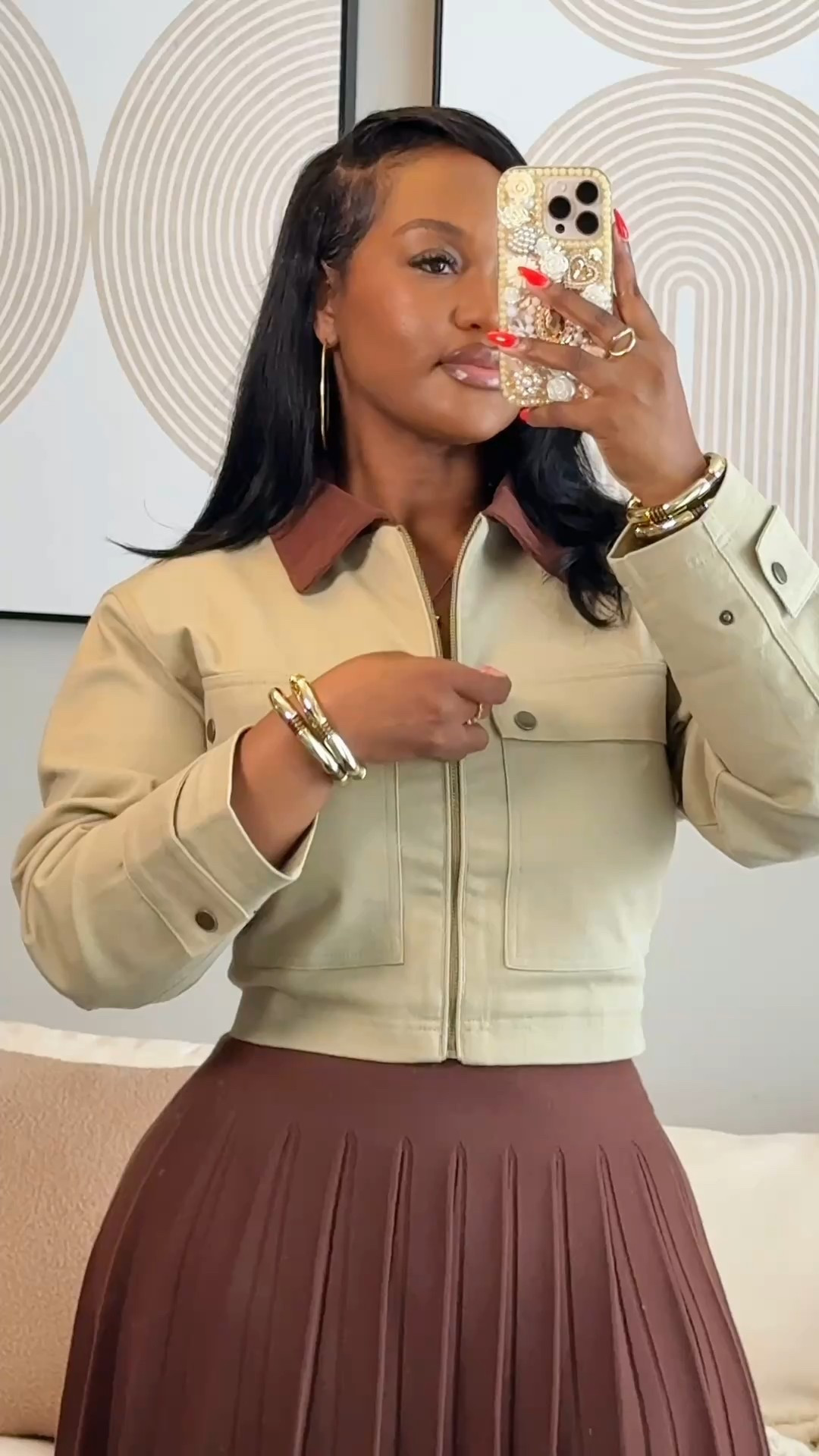 Fall fashion is officially calling 🍂✨ From cropped trucker jackets to corduroy skirts, denim on denim, and chic blazer + skirt sets@Walmartfashion has the quality, fit, and feel I’m obsessed with. I can’t wait for cooler days because #Walmartfashion truly has the goods this season! 🖤 #Walmartpartner


📌 I’m wearing a size Small in mostly all tops/jackets. The denim shirt is a size medium and runs kind of big. The items typically tend to run slightly bigger for me so please check reviews and size chart for accuracy.

I’m wearing a size Small in denim skirt and plaid skirt , a size 8 in the leopard pants and corduroy skirt. 

#LTKFindsUnder50 #LTKStyleTip #LTKFindsUnder100