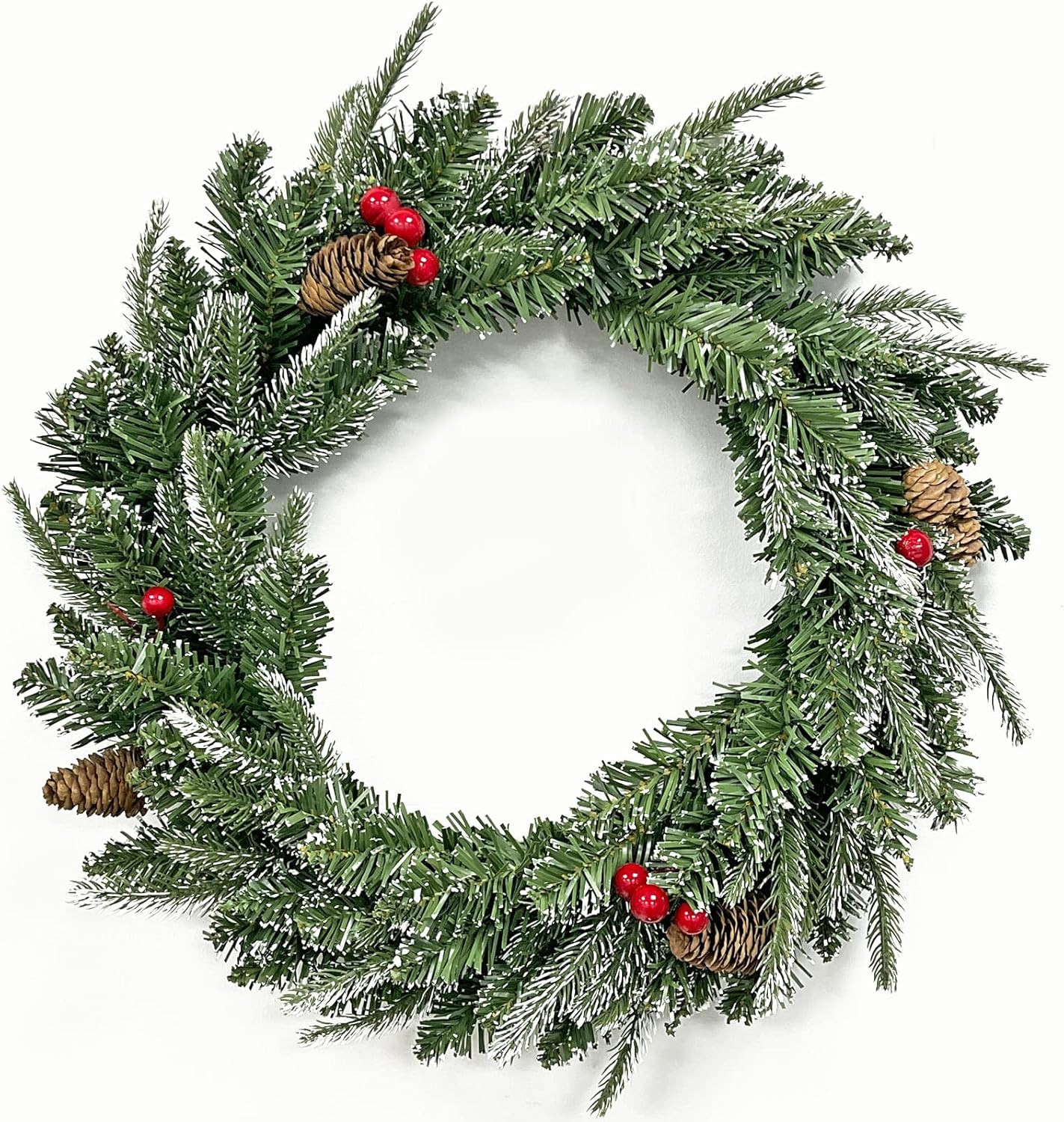 CHICHIC 20 Inch Christmas Wreath for Front Door Artificial Christmas Door Wreath Christmas Front ... | Amazon (US)