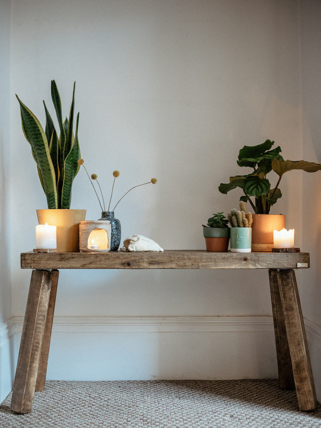 Rustic Wooden Display Bench - Etsy | Etsy (US)