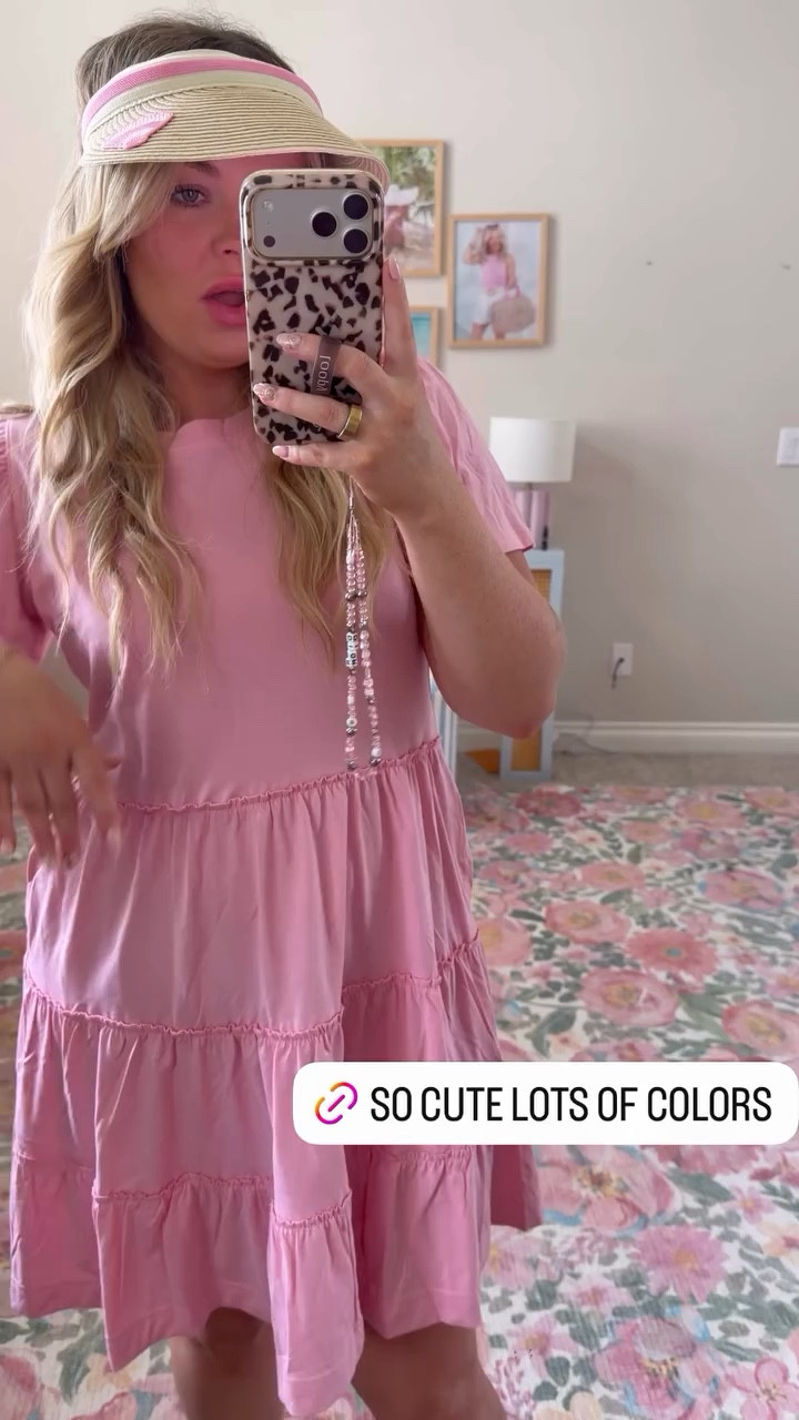 This is the cutest little tiered ruffle  T-shirt, dress! Comes in several colors!

#LTKMidsize #LTKSeasonal