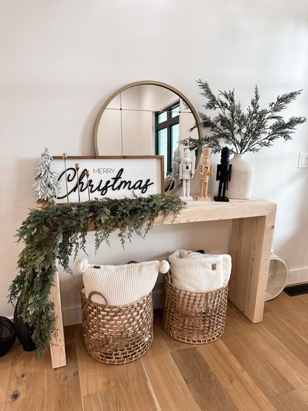 Got my entryway table decorated for Christmas! 
.
#christmas #entryway #homedecor #christmasdecor 

#LTKHoliday #LTKhome #LTKstyletip