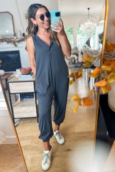#jumpsuit #amazon #traveloutfit #casualoutfit 
Wearing size small in this $28 jumpsuit that is designer inspired and LITERALLY my new fave piece in my closet! 

#LTKBacktoSchool #LTKunder50 #LTKstyletip