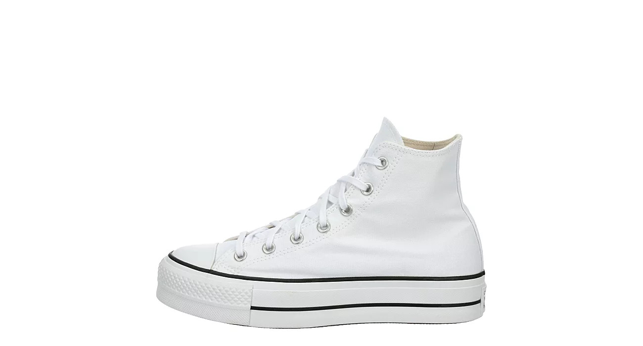 Converse Womens Chuck Taylor All Star High Top Platform Sneaker - White | Rack Room Shoes