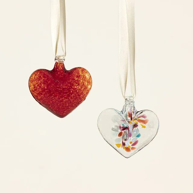 Heart of Memories Glass Window Charm | UncommonGoods