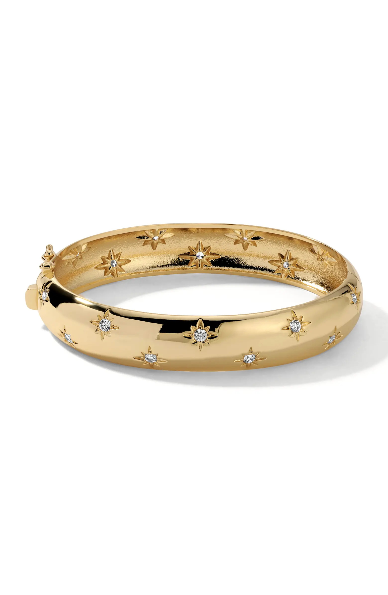 Celeste Cubic Zirconia Cuff Bracelet | Nordstrom