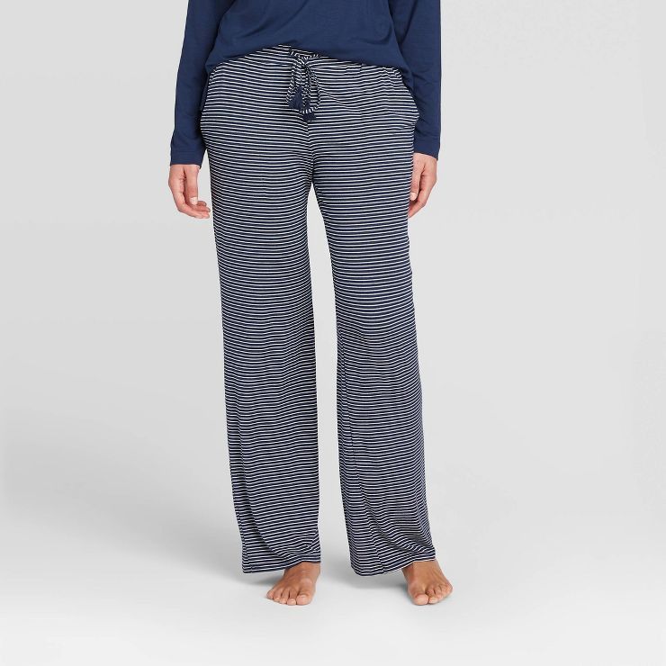 Women's Striped Beautifully Soft Pajama Pants - Stars Above™ Navy | Target