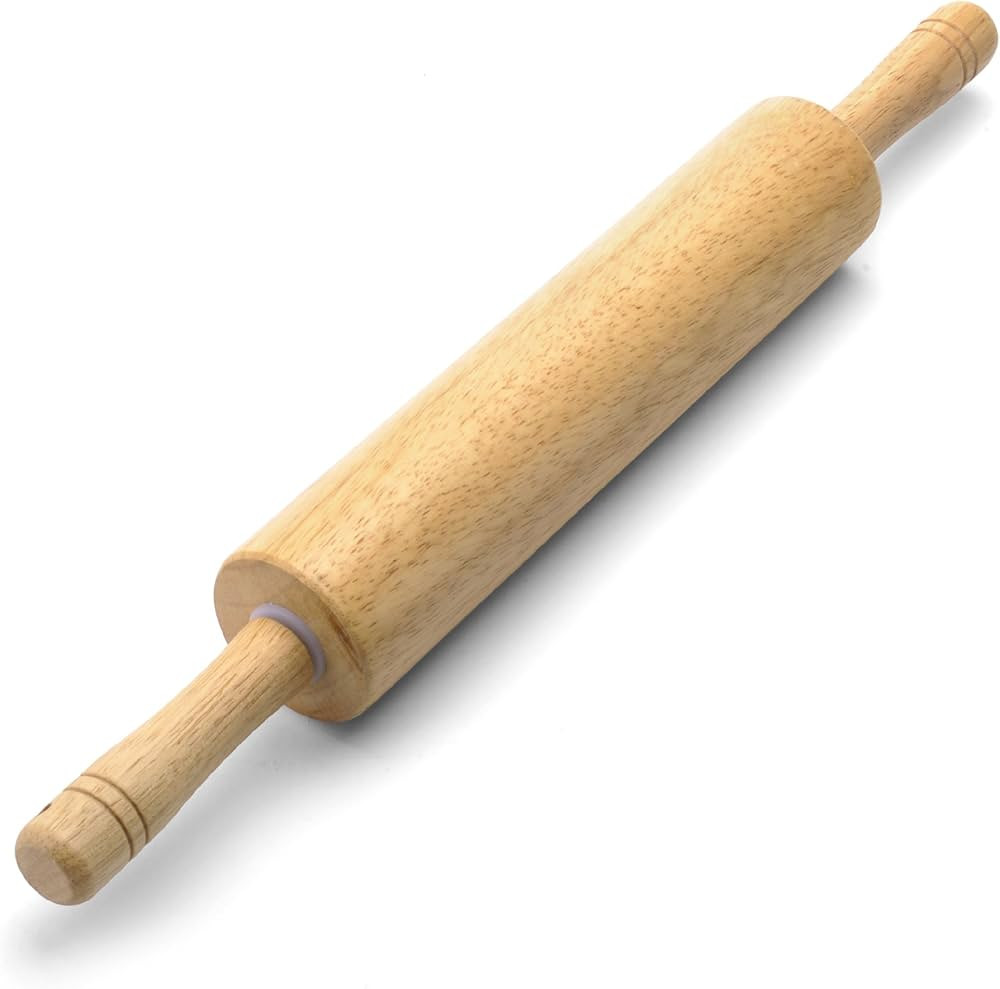 Farberware Classic Wood Rolling Pin for Baking, Professional Hardwood Dough Roller with Comfort G... | Amazon (US)