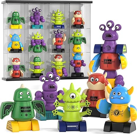 TEMI Magnetic Robot Toy for Kids 3-5 Years Old - Monster Magnetic Blocks Stacking Transform Toys ... | Amazon (US)