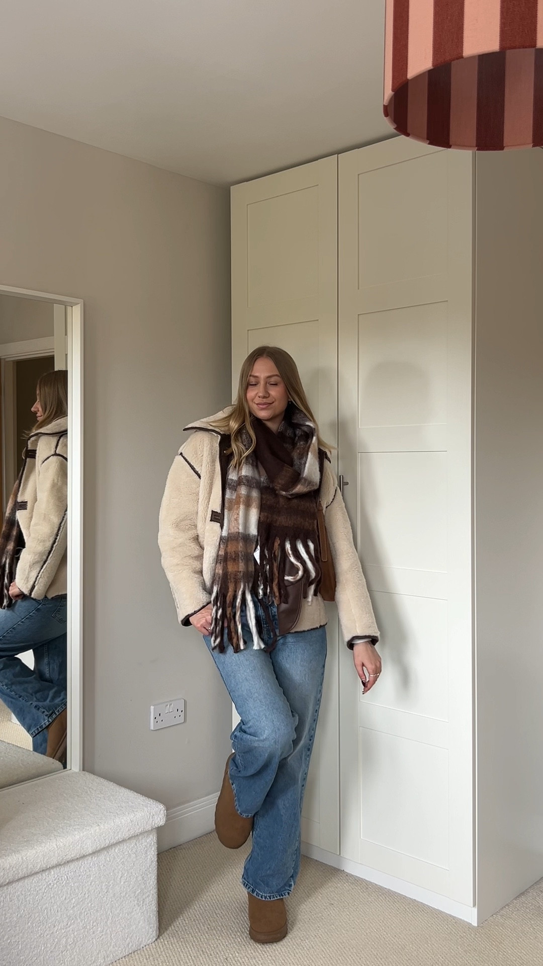 new look autumn styling grwm scarf faux fur coat jacket jeans style inspo trending 

#LTKuk #LTKwinter #LTKautumn
