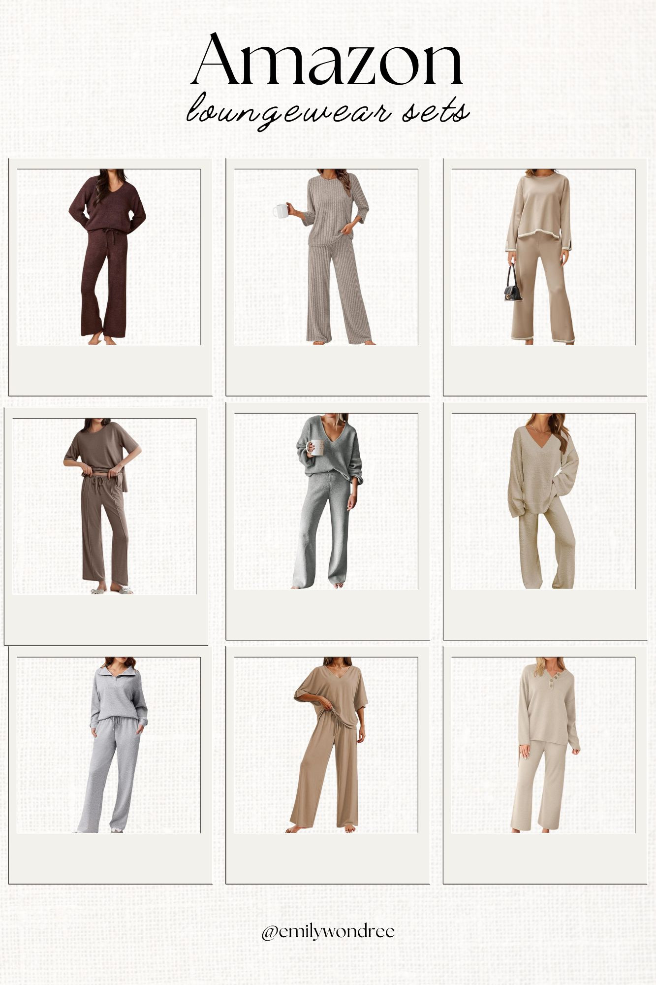 Amazon Longwear Sets #amazon #loungewear #loungeset #set 

 #LTKSeasonal #LTKHome