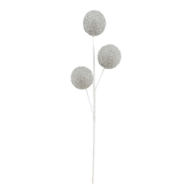 Silver Luster Ball Stem, 28", Gold, Plastic, sold by At Home | At Home