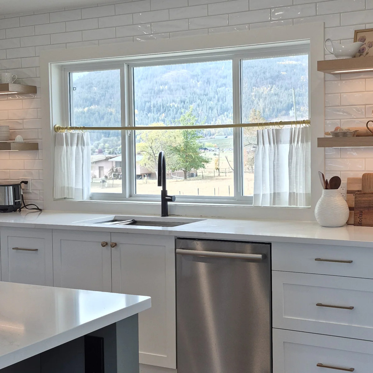 Silk Chic｜Sheer｜Café Curtains | Cozyology