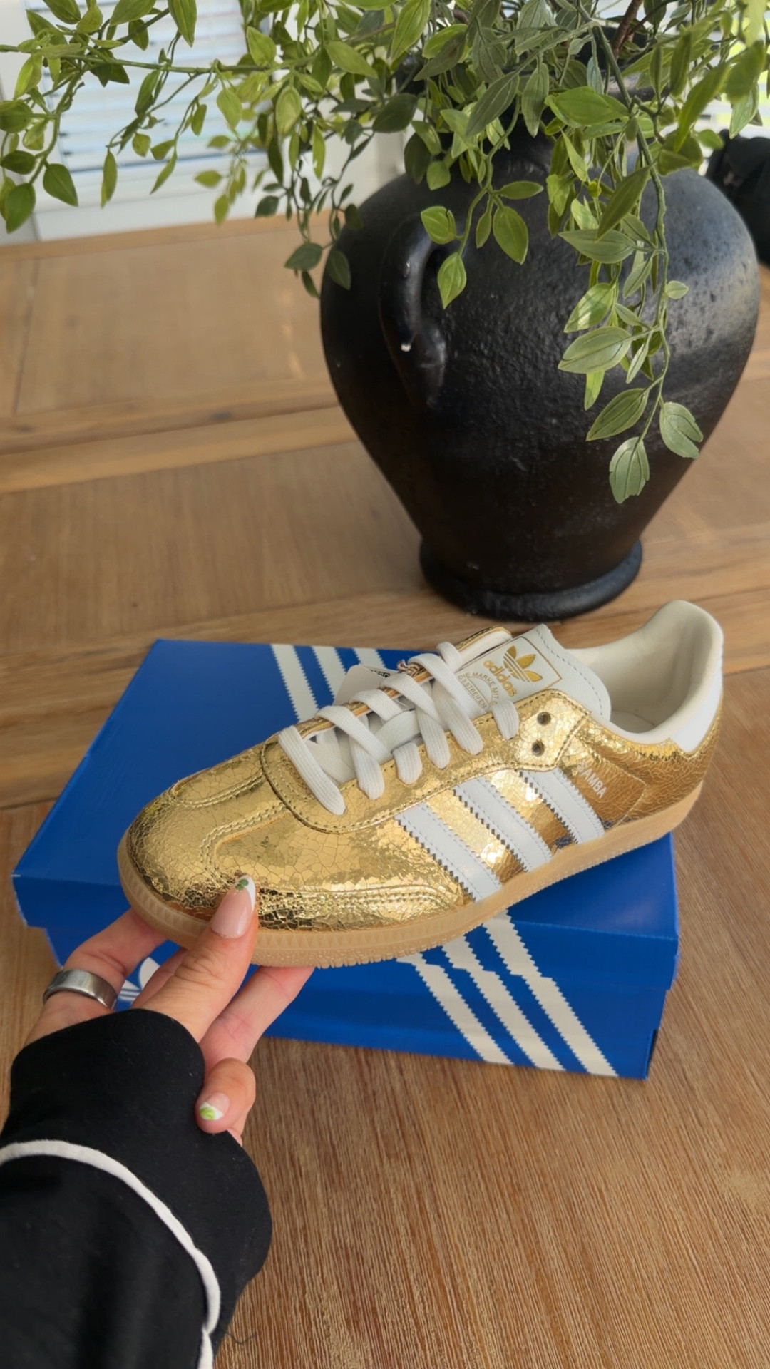 Gold sambas - Jacksonville jaguars and my son’s football team (navy and gold).

#LTKdayinmylife #LTKootd #LTKgrwm
