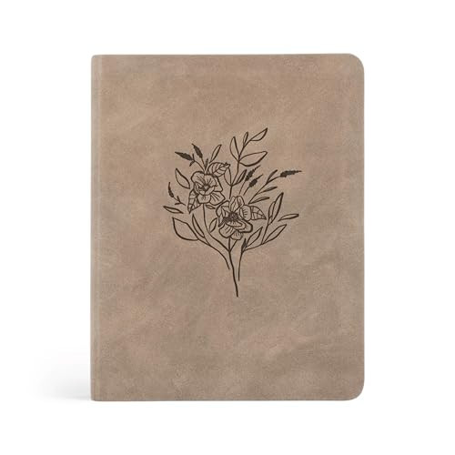 Hosanna Revival NLT Bible for Women — Journaling & Study Bible with Wide Margins, Taupe Leather-like Cover, Floral Design, New Living Translation Notetaking Bible: Marlo Theme | Amazon (US)