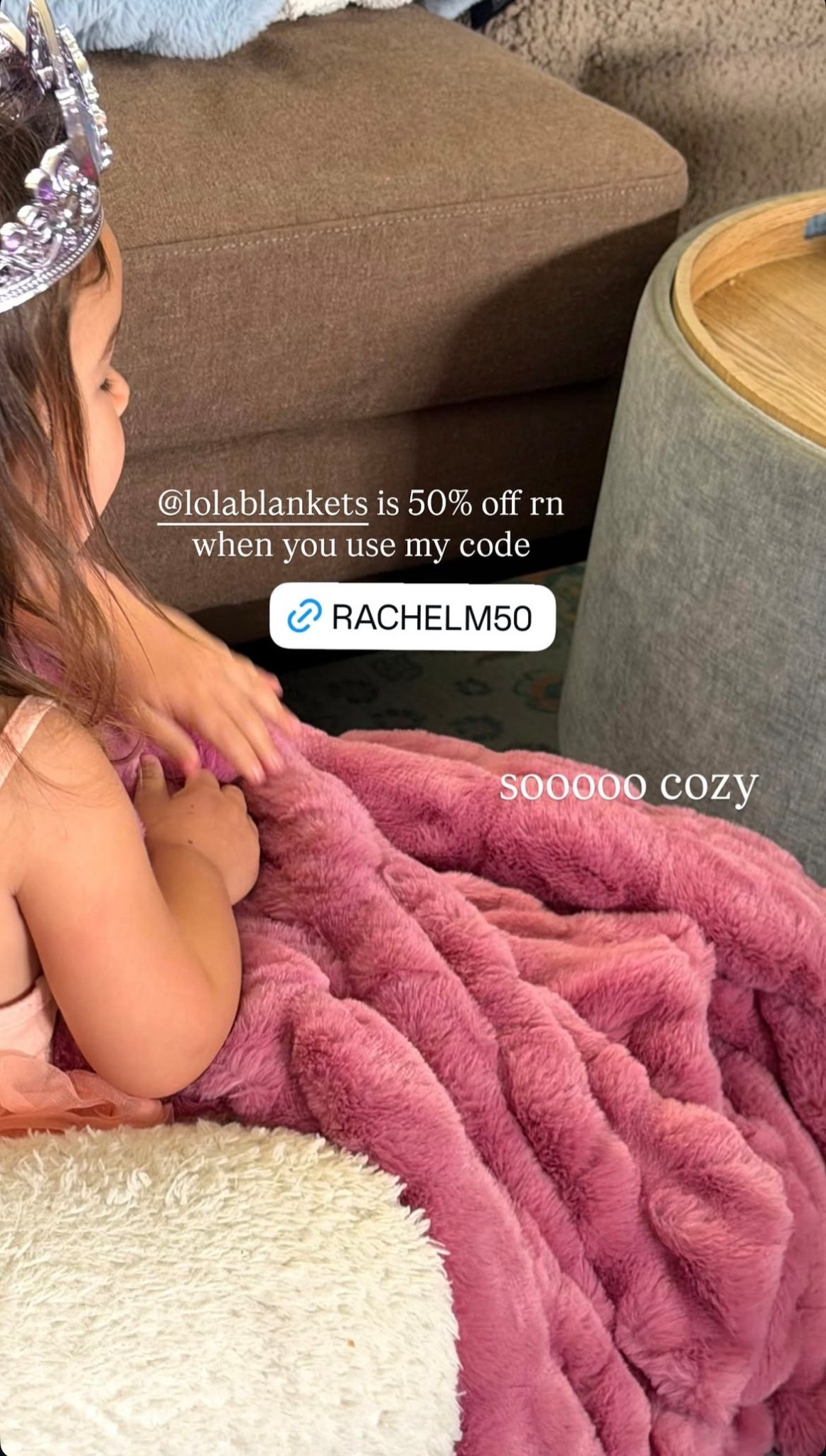our fav blanket 🌸 #cozy #blanket #colorful 

#LTKKids #LTKmomlife #LTKHome