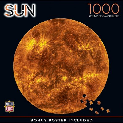 MasterPieces 1000 Piece Round Jigsaw Puzzle - The Sun - 25"x25" | Target